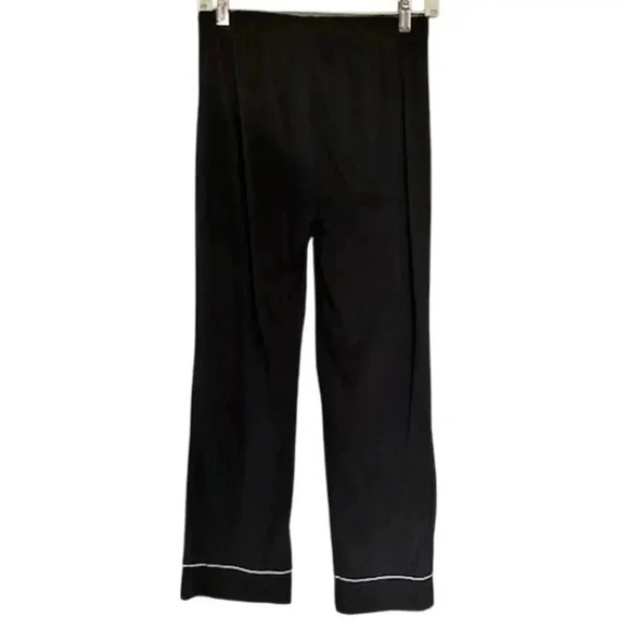 Rae Dunn "Coffee Please" Black Long Sleeve  Embroidered Pajama Set, size Small - Picture 5 of 7